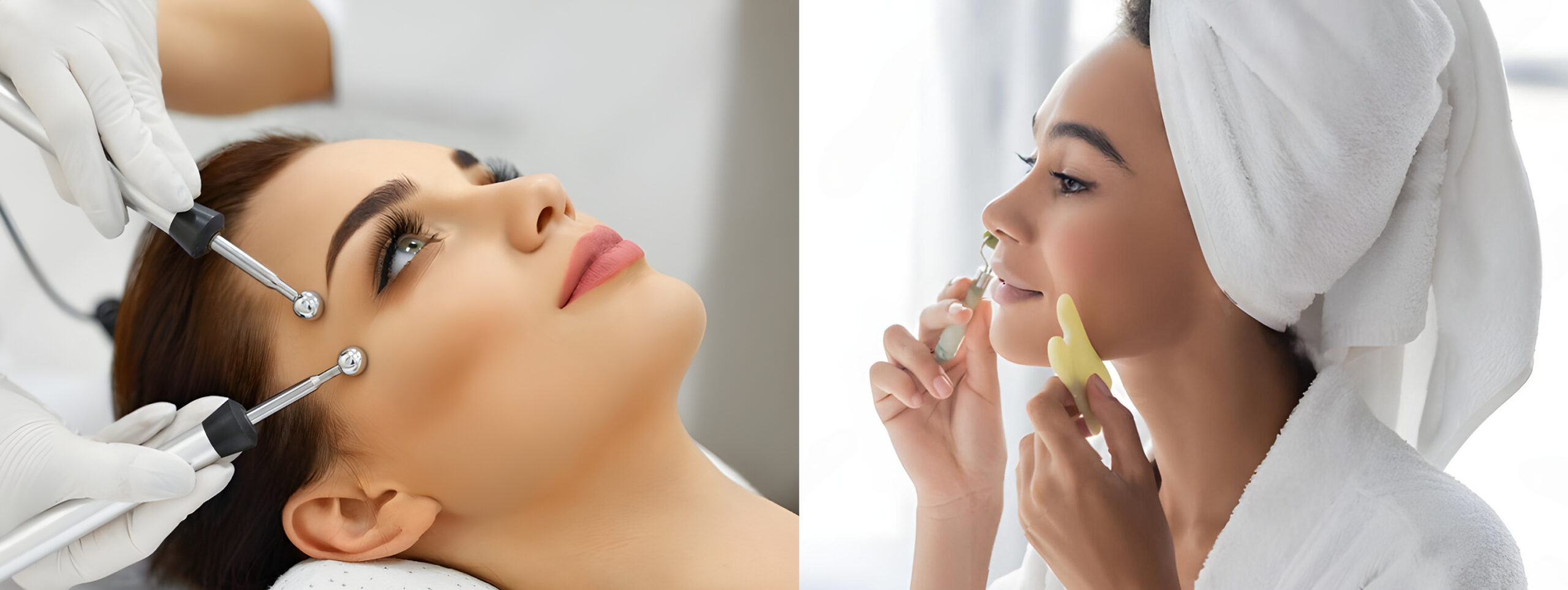 Gua Sha vs Microcurrent Facial Comparison at RRYL
